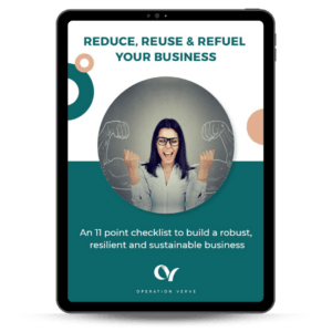 reduce, reuse and refuel in business