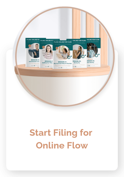 filing online for flow course
