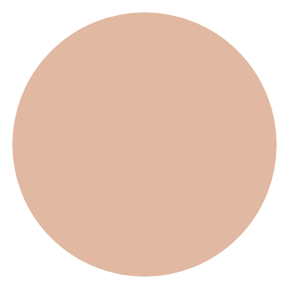 large beige circle