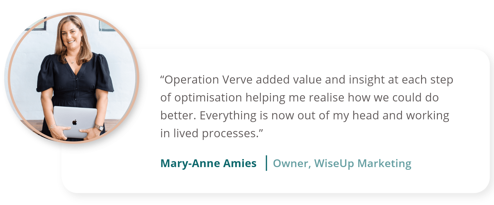 mary anne amies testimonial