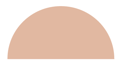 semicircle bottom brown