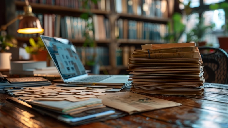 A split image showing a cluttered but organised workspace on the other, representing the transformation from inefficiency to streamlined productivity